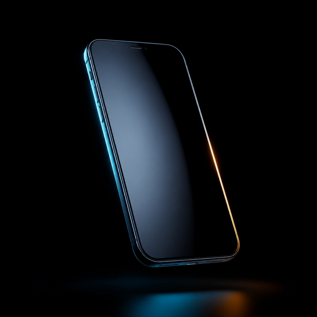 Teléfono restaurado con pantalla brillante
